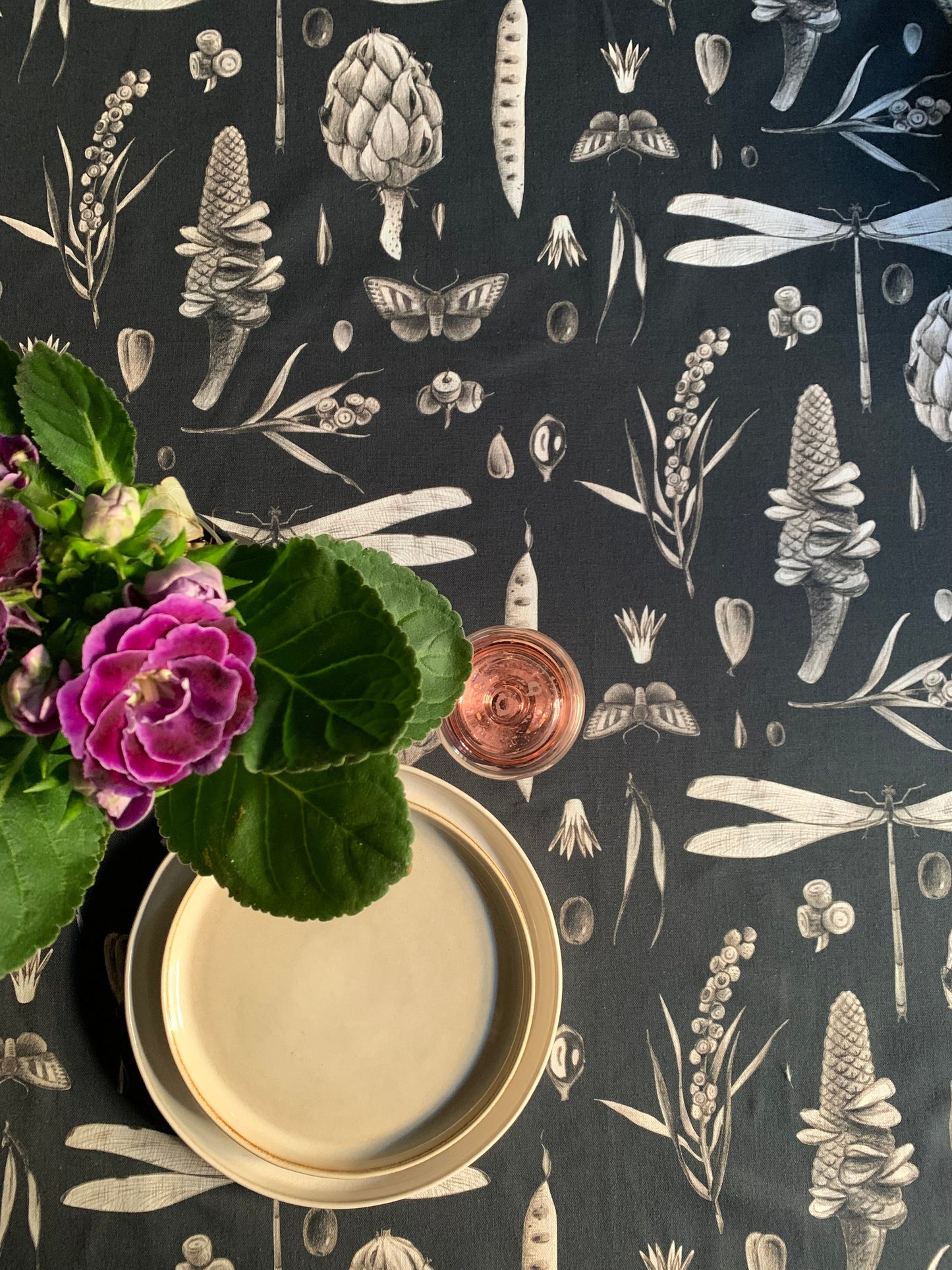Rectangular Tablecloth, 100% Cotton | Seeds Carbon