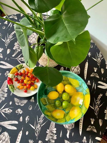 Round Tablecloth, 100% Cotton | Seeds Carbon