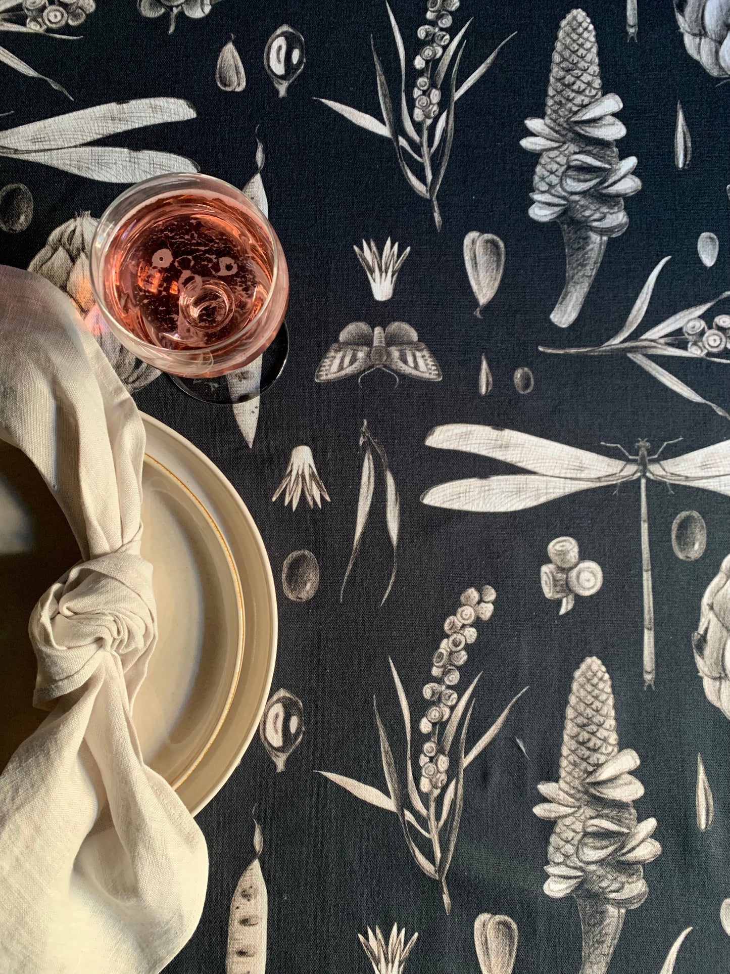 Rectangular Tablecloth, 100% Cotton | Seeds Carbon