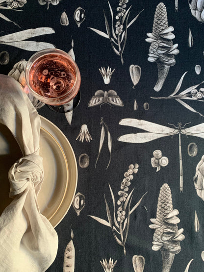 Rectangular Tablecloth, 100% Cotton | Seeds Carbon