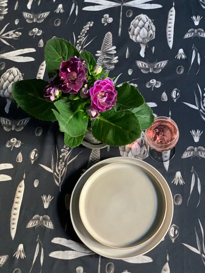 Table Runner, 100% Cotton, Printed | Seeds Carbon