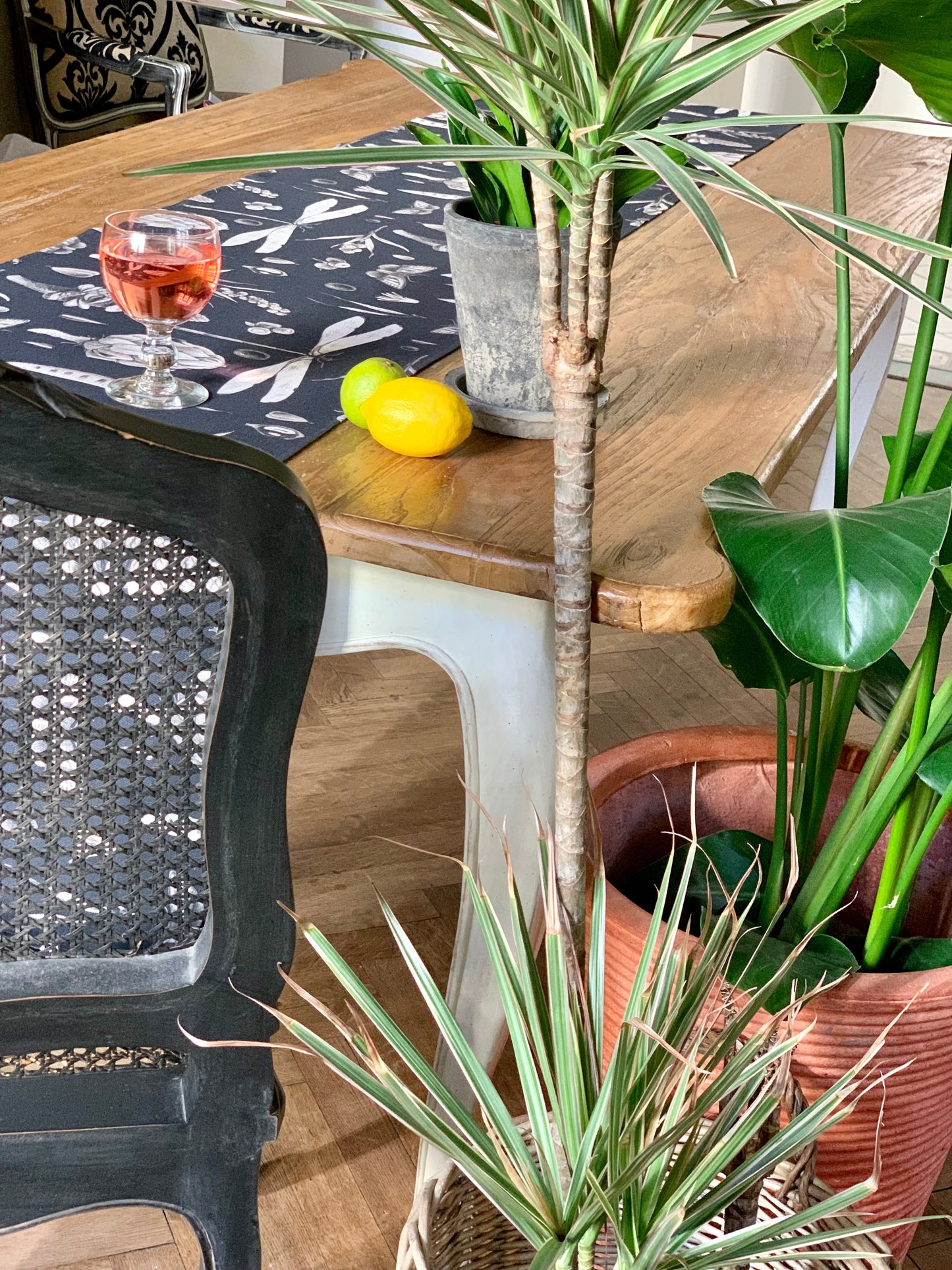 Table Runner, 100% Cotton, Printed | Seeds Carbon