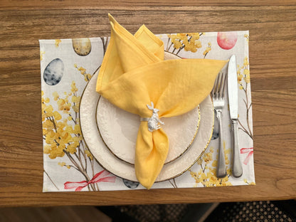 Placemat 30x43cm, 100% cotton | Happy Easter