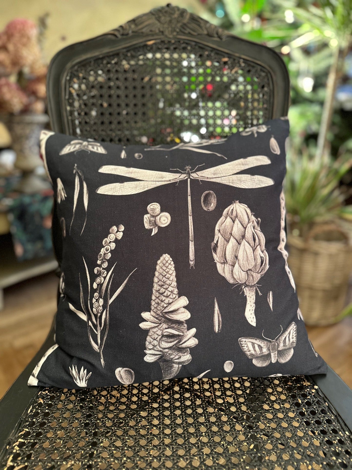 Pillowcase  45x45cm, 100% cotton | Seeds carbon