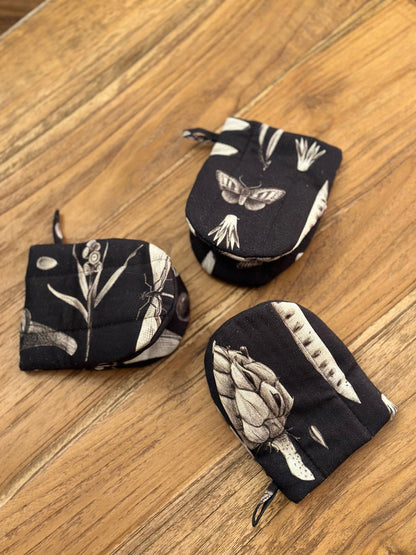 Oven Glove with Double Wool Filling, 100% Cotton | Seeds Carbon