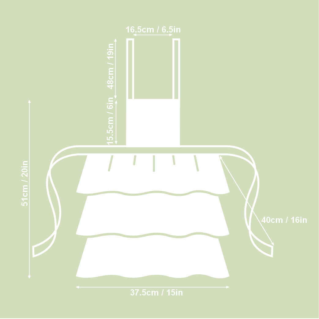 Kids’ Apron with Ruffles | Aitana Lamnia